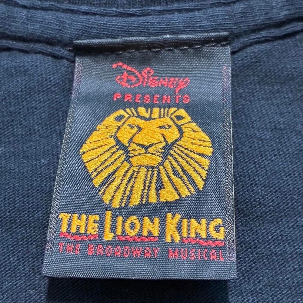 Vintage 2000z Disney The Lion King Broadway Musical black t-shirt - Picture 3 of 7